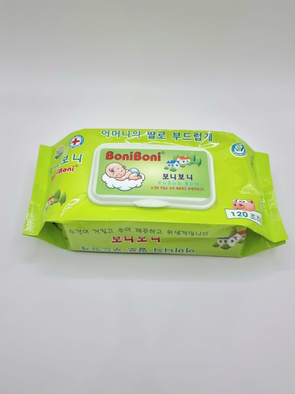 Khăn giấy trẻ em BoniBoni màu xanh - Khăn Ướt Boniboni - Xưởng Sản Xuất Huyền Trang